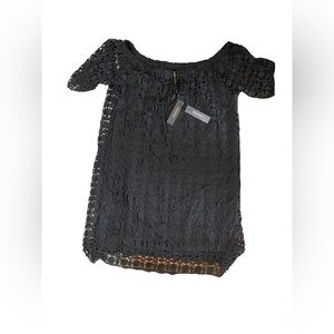 NEW Renee C. Plus Size 3X Lace and Lined Black Dress Stitch Fix 3/4 Sleeves NWT